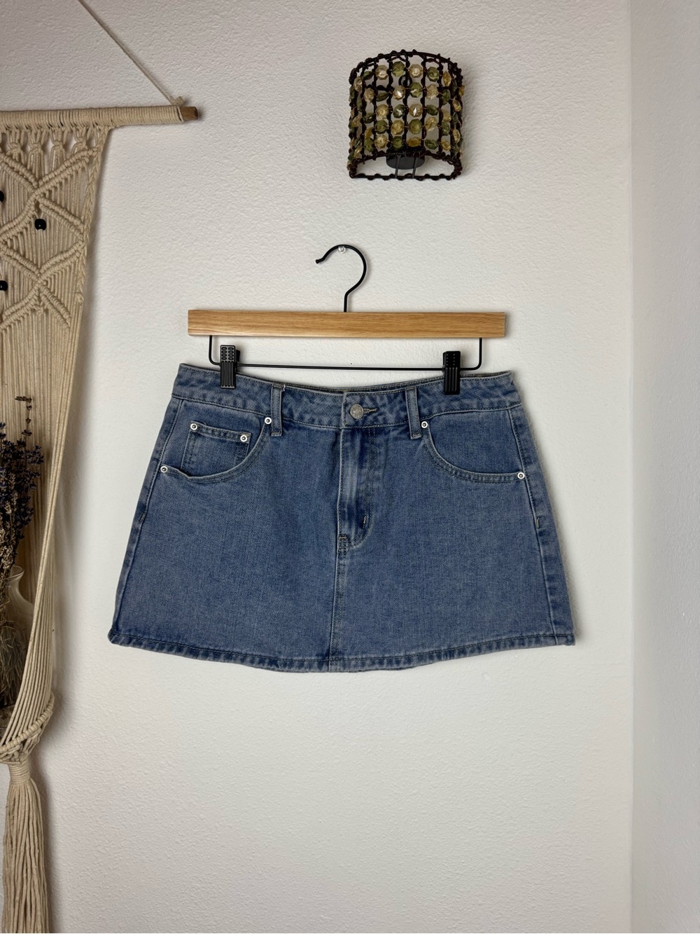 Urban Outfitters Blue Denim Mini Skirt